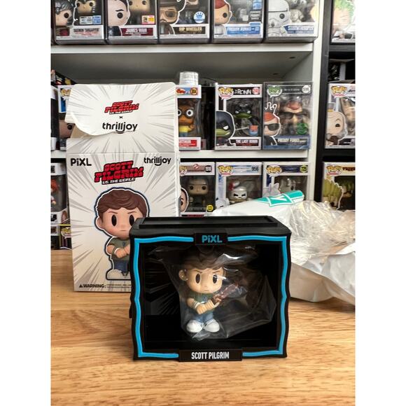 6 Scott Pilgrim vs. the World Thrilljoy Pixl Figures Envy Knives Ramonda Todd - Picture 5 of 8